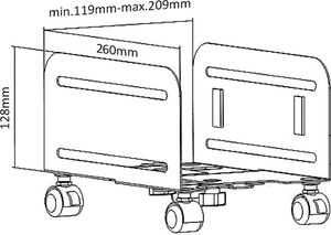 Uchwyt do komputera Maclean MC-851 3