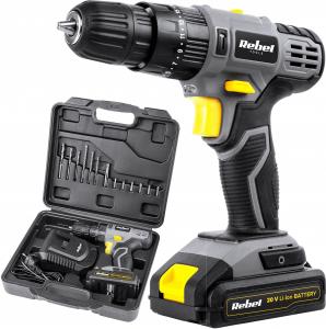 Wiertarko-wkrętarka Rebel Tools RB-1002 20 V 1 x akumulator 2 Ah 2