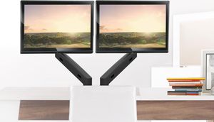 Maclean Uchwyt biurkowy na 2 monitory 13" - 27" (MC-861) 6