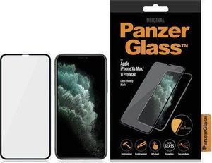 PanzerGlass Szkło hartowane do iPhone XS Max / 11 Pro Max Case Friendly Black (2666) 2