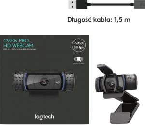 Kamera internetowa Logitech C920S Pro (960-001252) 10