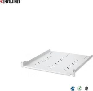Intellinet Network Solutions Półka do szafy 19" Intellinet 470mm 1U perforowana, szara 1
