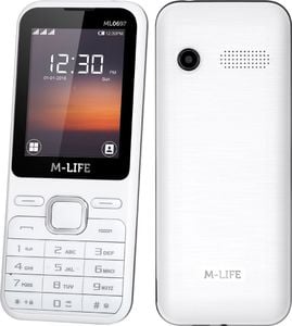 Telefon komórkowy M-Life ML600 Dual SIM Biały 2
