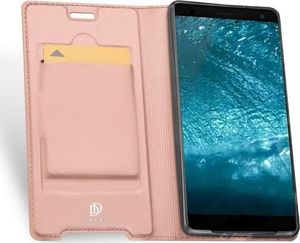 Dux Ducis Etui portfel Dux Ducis Skin Leather XIAOMI REDMI NOTE 8 PRO jasny róz uniwersalny 3