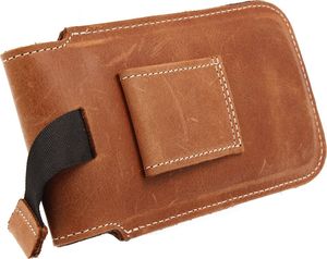 Nexeri Etui Flap Leather SAMSUNG GALAXY A10 / IPHONE 8+ PLUS brązowe 6