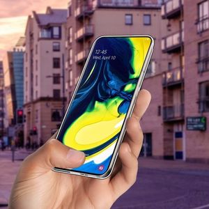 Etui Back żel SAMSUNG GALAXY A80 transparentne uniwersalny 3