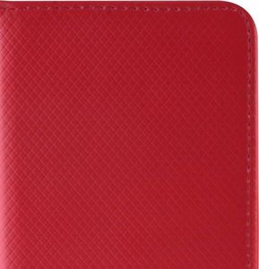 Etui Flip Magnet LG K10 2017 czerwony uniwersalny 7