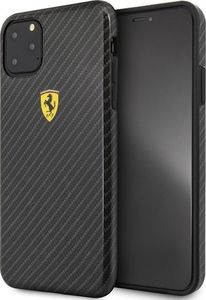 Ferrari Ferrari Hardcase FESPCHCN65CBBK iPhone 11 Pro Max black/czarny On Track Carbon Effect 1