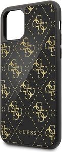 Guess Guess GUHCN584GGPBK iPhone 11 Pro czarny/black hard case 4G Double Layer Glitter 3