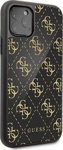 Guess Guess GUHCN584GGPBK iPhone 11 Pro czarny/black hard case 4G Double Layer Glitter 5