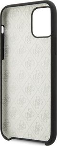Guess Guess GUHCN58LS4GBK iPhone 11 Pro black/czarny hard case Silicone 4G Tone On Tone 4