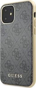 Guess Guess GUHCN61G4GG iPhone 11 szary/grey hard case 4G Collection 2