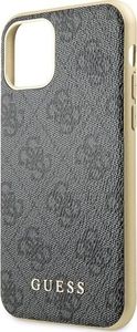 Guess Guess GUHCN61G4GG iPhone 11 szary/grey hard case 4G Collection 3