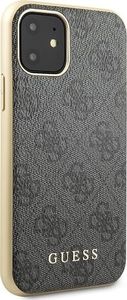 Guess Guess GUHCN61G4GG iPhone 11 szary/grey hard case 4G Collection 5