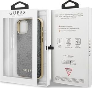Guess Guess GUHCN61G4GG iPhone 11 szary/grey hard case 4G Collection 7