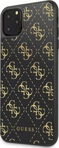 Guess Guess GUHCN654GGPBK iPhone 11 Pro Max czarny/black hard case 4G Double Layer Glitter 2