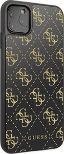Guess Guess GUHCN654GGPBK iPhone 11 Pro Max czarny/black hard case 4G Double Layer Glitter 5