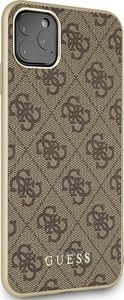 Guess Guess GUHCN65G4GB iPhone 11 Pro Max brązowy/brown hard case 4G Collection 5