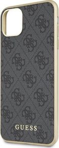 Guess Guess GUHCN65G4GG iPhone 11 Pro Max szary/grey hard case 4G Collection 3