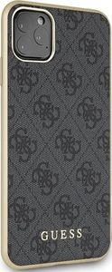 Guess Guess GUHCN65G4GG iPhone 11 Pro Max szary/grey hard case 4G Collection 5