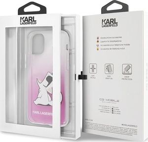 Karl Lagerfeld Karl Lagerfeld KLHCN58CFNRCPI iPhone 11 Pro hardcase różowy/pink Choupette Fun 7