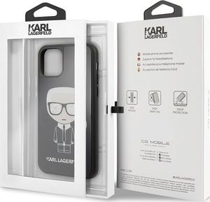 Karl Lagerfeld Karl Lagerfeld KLHCN58DLFKBK iPhone 11 Pro czarny/black hard case Iconic Karl Glitter 7