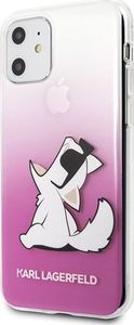 Karl Lagerfeld Karl Lagerfeld KLHCN61CFNRCPI iPhone 11 hardcase różowy/pink Choupette Fun 2