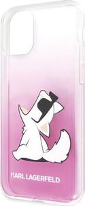 Karl Lagerfeld Karl Lagerfeld KLHCN61CFNRCPI iPhone 11 hardcase różowy/pink Choupette Fun 3