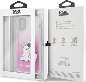 Karl Lagerfeld Karl Lagerfeld KLHCN61CFNRCPI iPhone 11 hardcase różowy/pink Choupette Fun 7