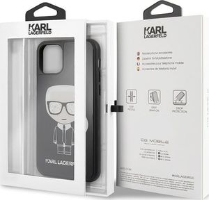 Karl Lagerfeld Karl Lagerfeld KLHCN61DLFKBK iPhone 11 czarny/black hard case Iconic Karl Glitter 7