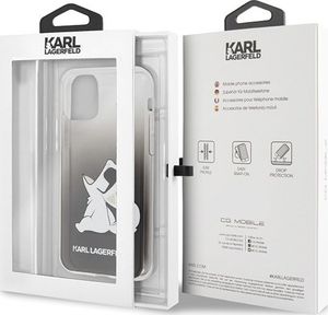 Karl Lagerfeld Karl Lagerfeld KLHCN65CFNRCBK iPhone 11 Pro Max hardcase czarny/black Choupette Fun 7