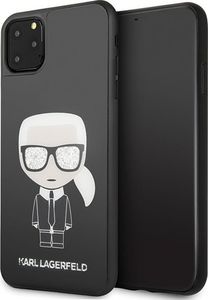 Karl Lagerfeld Karl Lagerfeld KLHCN65DLFKBK iPhone 11 Pro Max czarny/black hard case Iconic Karl Glitter 1
