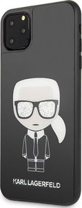 Karl Lagerfeld Karl Lagerfeld KLHCN65DLFKBK iPhone 11 Pro Max czarny/black hard case Iconic Karl Glitter 2