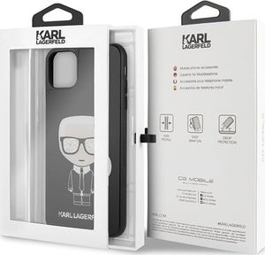 Karl Lagerfeld Karl Lagerfeld KLHCN65DLFKBK iPhone 11 Pro Max czarny/black hard case Iconic Karl Glitter 7