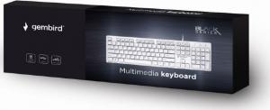 Klawiatura Gembird KB-MCH-03-W-RU Przewodowa Biała RU (KB-MCH-03-W-RU) 4