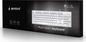 Klawiatura Gembird KB-MCH-03-W Przewodowa Biała US (KB-MCH-03-W) 4