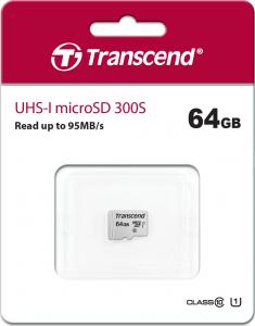 Karta Transcend 300S MicroSDXC 64 GB Class 10 UHS-I/U1  (TS64GUSD300S) 2
