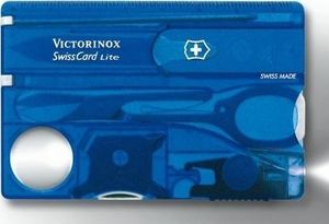 Victorinox Multitool SwissCard niebieski 1