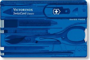 Victorinox Multitool SwissCard Classic niebieski 1