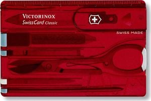 Victorinox Victorinox SWISSCARD red transparent 1