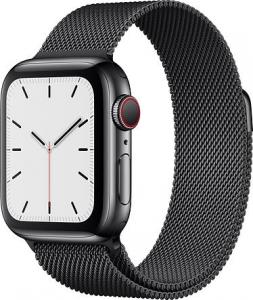 Smartwatch Apple Watch 5 GPS+Cellular 40mm Black Steel Czarny  (MWX92FD/A) 1