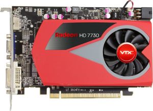 Karta graficzna Vertex3D Radeon HD7730 1GB (128Bit) VGA DVI HDMI (VX7730 1GBD5-HE) 1
