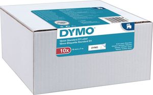 Dymo 1x10 Dymo D1 Label 12mmx7m black to white 1