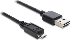 Kabel USB Delock USB-A - microUSB 2 m Beżowy (83367) 1
