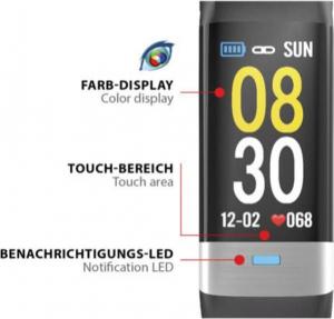 Smartband Swisstone SW 620 ECG Czarny 4