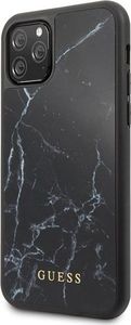Guess Guess iPhone 11 Pro GUHCN58HYMABK czarny hard case Marble 2