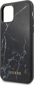 Guess Guess iPhone 11 Pro GUHCN58HYMABK czarny hard case Marble 3