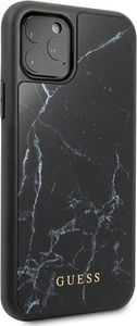 Guess Guess iPhone 11 Pro GUHCN58HYMABK czarny hard case Marble 5