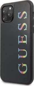 Guess Guess iPhone 11 Pro GUHCN58LGMLBK czarny hard case Glitter Logo 2