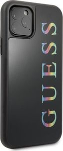 Guess Guess iPhone 11 Pro GUHCN58LGMLBK czarny hard case Glitter Logo 6